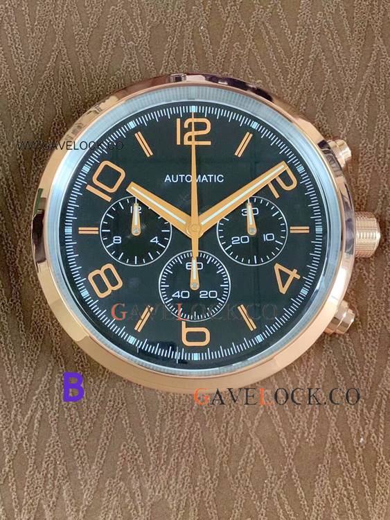 Mont Blanc Timewalker Chronograph Wall Clock Rose Gold case
